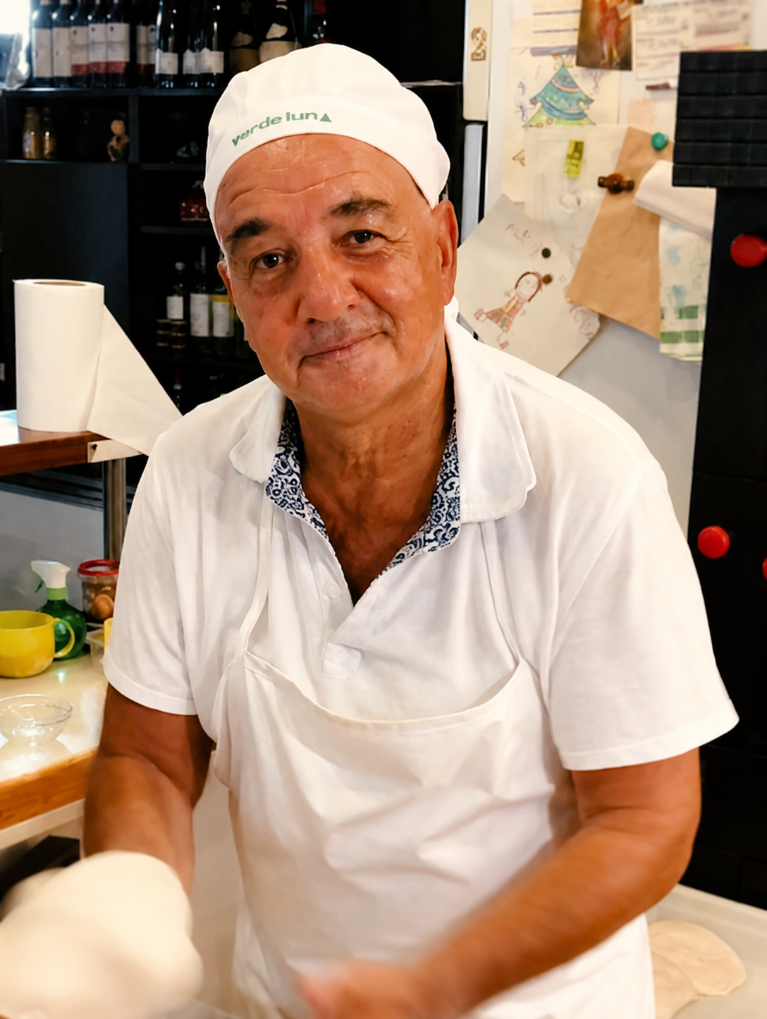 Alberto, pizzaiolo y dueño de Verde Luna